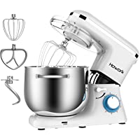 Howork 1500W Batidora Amasadora- 8 litros capacidad Profesional Amasadora de pan Automática Multifuncional- 6 Niveles de…